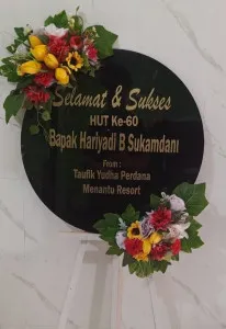 Papan Akrilik Ucapan Ulang Tahun Tana Toraja